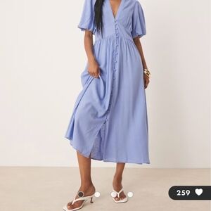 Nobody's Child Shortsleeve Starlight Midi Dress